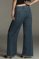 The Adi Tuxedo Mid-Rise Flare Jeans by Pilcro