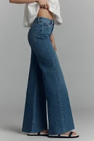 The Robbie High-Rise Flared Fray Jeans