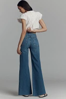 The Robbie High-Rise Flared Fray Jeans