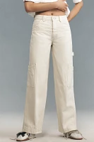 Damson Madder Drew Mid-Rise Cargo Barrel Jeans