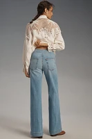 ASKK NY Brighton High-Rise Wide-Leg Jeans