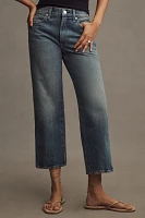 AMO Billie Mid-Rise Straight-Leg Jeans