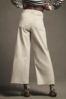 Good American Soft-Tech Waist Crop Palazzo Jeans