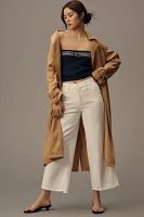 Good American Waist High-Rise Crop Palazzo Jeans