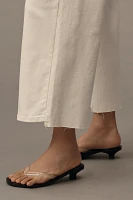 Good American Waist High-Rise Crop Palazzo Jeans