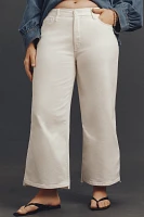 Good American Waist High-Rise Crop Palazzo Jeans
