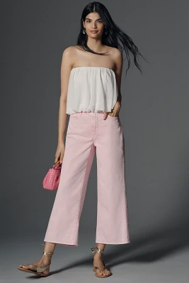 Good American Waist Palazzo High-Rise Crop Wide-Leg Jeans