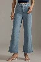 Good American Skate Soft-Tech High-Rise Crop Wide-Leg Jeans