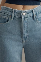Good American Skate Soft-Tech High-Rise Crop Wide-Leg Jeans