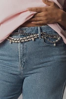 Good American Skate Soft-Tech High-Rise Crop Wide-Leg Jeans