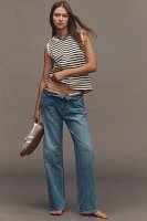 Good American Standard High-Rise Straight-Leg Jeans