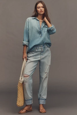 Good American The Weekender High-Rise Relaxed Jeans