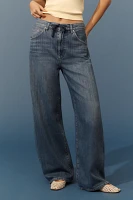 LE JEAN Luna High-Rise Relaxed Wide-Leg Jeans