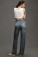 rag & bone Miramar Satin Logan Mid-Rise Wide-Leg Carpenter Jeans