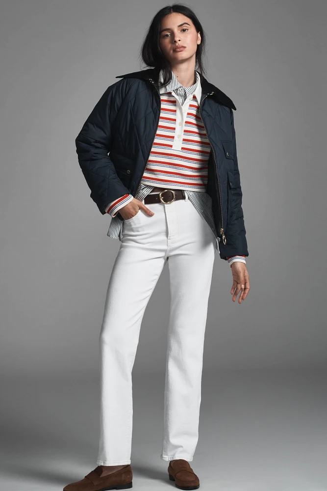 FRAME The Ruler High-Rise Straight-Leg Jeans