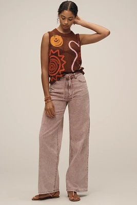 Baum und Pferdgarten Ninie High-Rise Wide-Leg Tie-Waist Jeans
