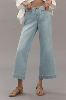 Pilcro Rainbow High-Rise Crop-Flare Jeans