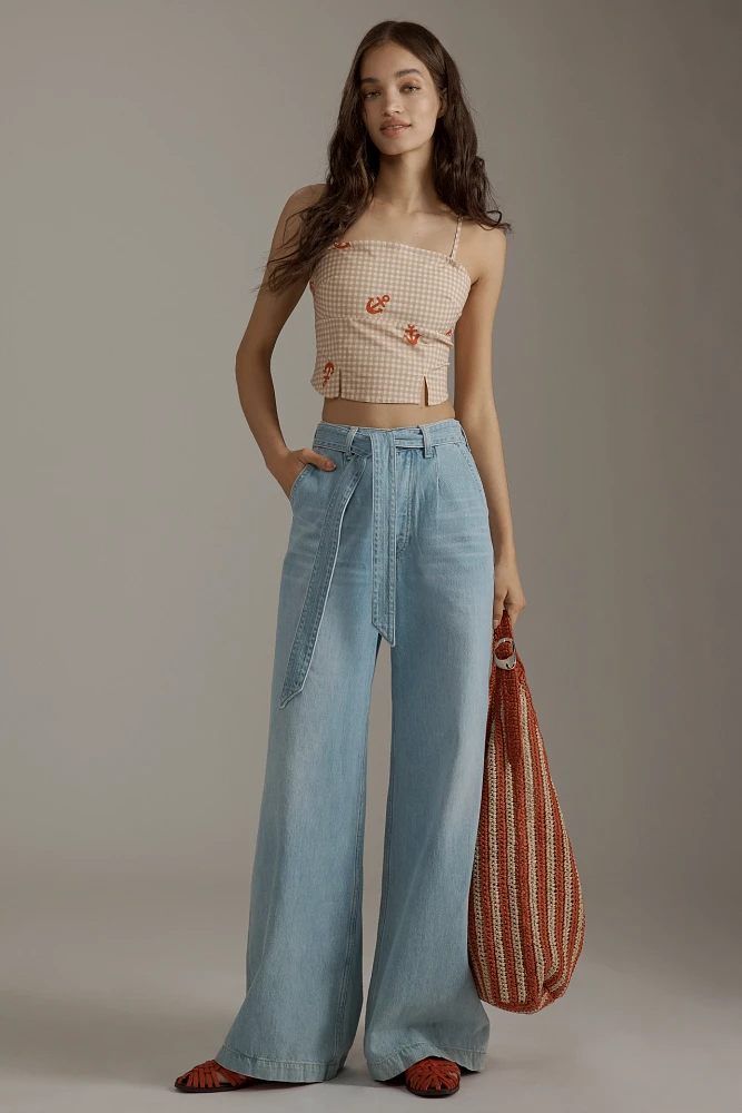 Scotch and Soda The Wave High-Rise Wide Leg Jeans