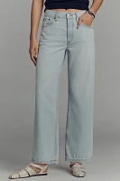 RE/DONE Low-Rise Loose Crop Wide-Leg Jeans