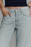 RE/DONE Low-Rise Loose Crop Wide-Leg Jeans