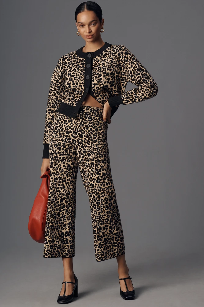 The Colette Sweater Knit Crop Wide-Leg Pants by Maeve