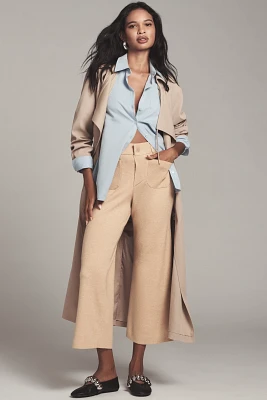 The Colette Sweater Knit Crop Wide-Leg Pants by Maeve