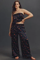 Hutch Plus Smocked-Waist Wide-Leg Pants