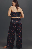 Hutch Plus Smocked-Waist Wide-Leg Pants