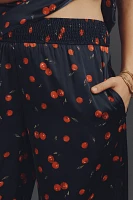 Hutch Plus Smocked-Waist Wide-Leg Pants