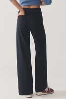 The Colette Beachy Linen Full-Length Wide-Leg Pants by Maeve