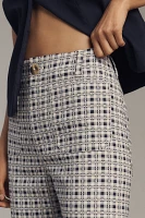The Colette Dobby Jacquard Crop Wide-Leg Pants by Maeve