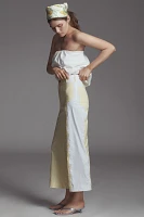 The Colette Embroidered Crop Wide-Leg Pants by Maeve