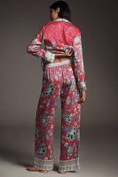Maeve Printed Pull-On Pants