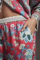 Maeve Printed Pull-On Pants
