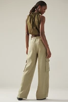 Sanctuary Hopper Mid-Rise Straight-Leg Cargo Pants