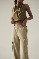 Sanctuary Hopper Mid-Rise Straight-Leg Cargo Pants