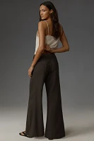 The Adi Pull-On Mid-Rise Flare Pants by Pilcro