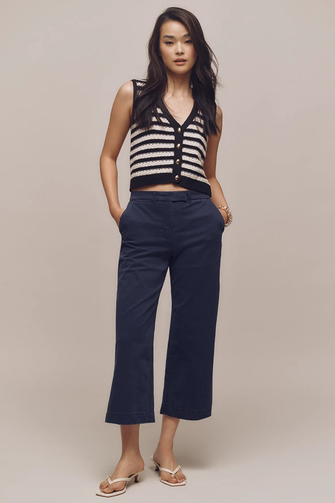 Maeve Chino Crop Trousers