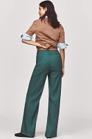 The Colette Linen Full-Length Wide-Leg Pants by Maeve