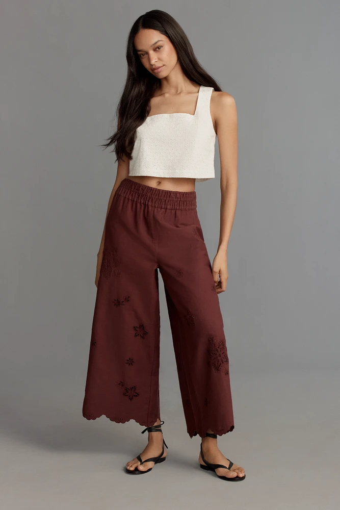 The Somerset Crochet Pull-On Pants