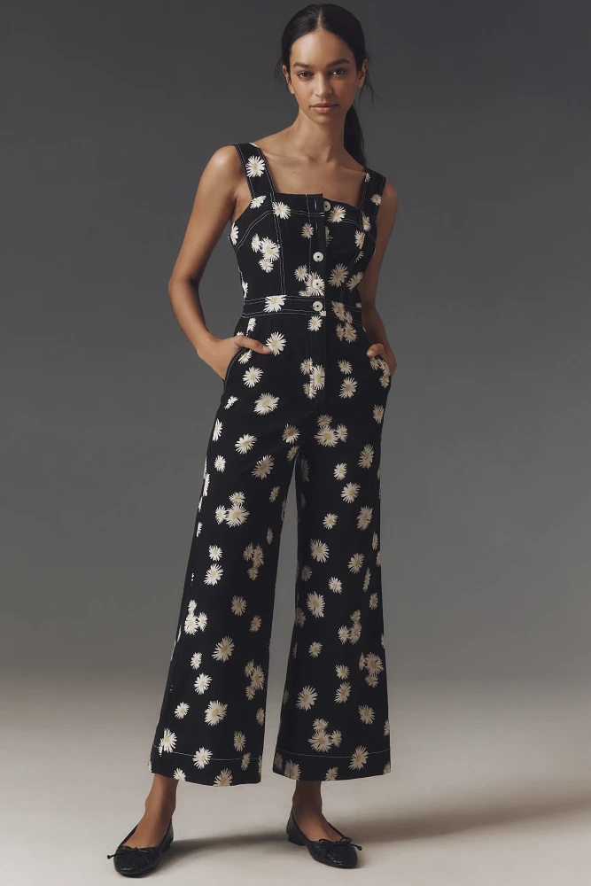 The Portside Button-Front Jumpsuit by Maeve