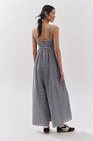 Hutch The Mabel Gingham Sleeveless Wide-Leg Jumpsuit