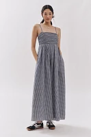 Hutch The Mabel Gingham Sleeveless Wide-Leg Jumpsuit