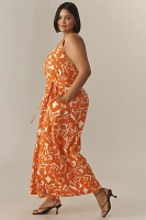 Universal Standard Plus Promenade Linen Blend Wide-Leg Jumpsuit