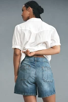 The Wanderer Denim Shorts by Pilcro