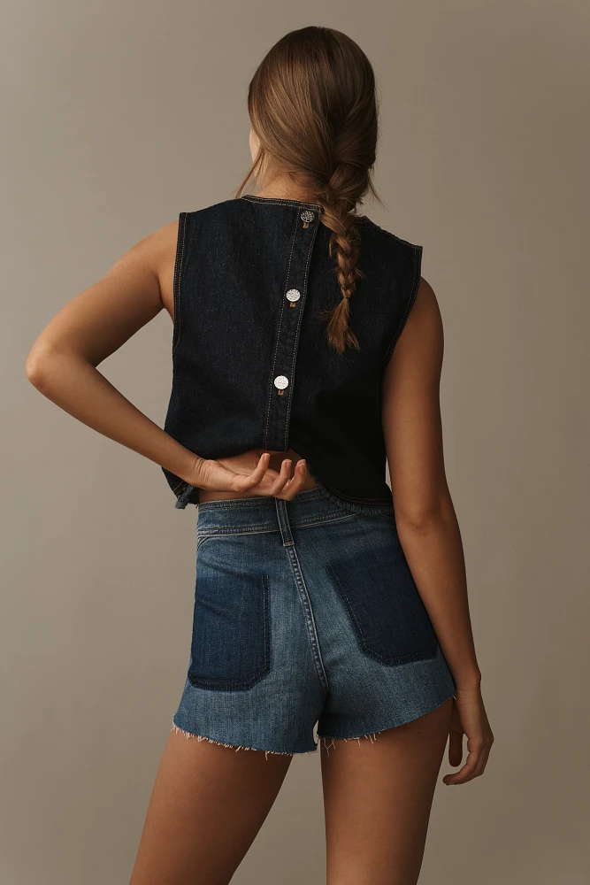 Pilcro Mid-Rise Micro Denim Shorts