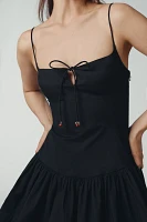 Maeve Sweetheart Drop-Waist Mini Dress
