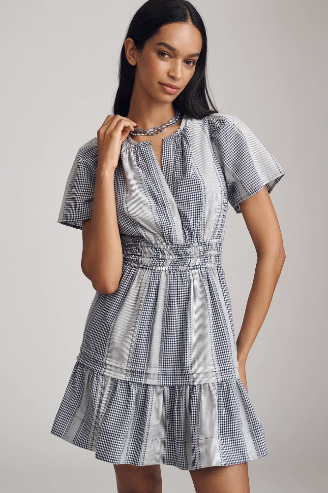 The Somerset Gingham Mini Dress