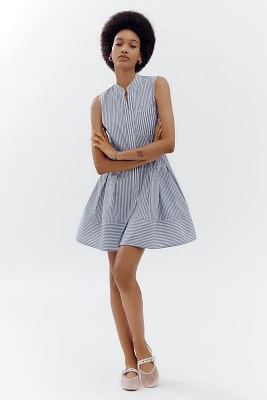 Maeve Sleeveless V-Neck Fit & Flare Shirtdress