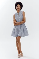Maeve Sleeveless V-Neck Fit & Flare Shirtdress